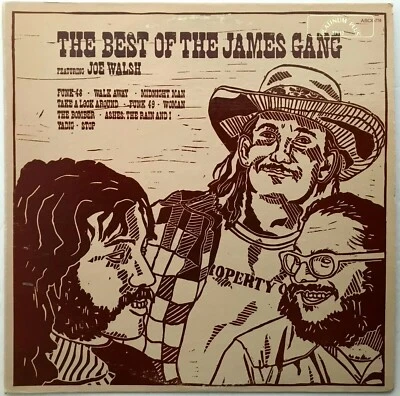 JAMES GANG FEATURING JOE WALSH "The Best Of James Gang" RE LP 1983 MCA EX / EX - Image 1 of 4