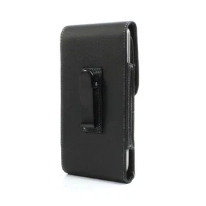 for Sharp Aquos R7 (2022) Case Metal Belt Clip Synthetic Leather Vertical - Picture 1 of 6