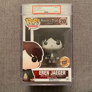 PSA 8 Funko Pop! Attack on Titan Eren Jaeger monocromo negro blanco #20 ¡cebo! - Imagen 1 de 7
