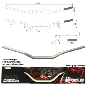 Handlebars Taper Yamaha YZ250F 2001-2020 1 1/8" 28.6mm HBR79210 - Picture 1 of 1