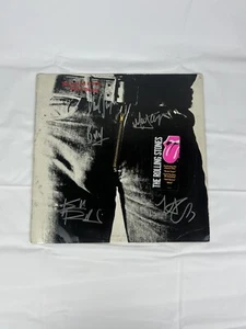 Rolling Stones Signed LP ALL 5 “Sticky Fingers” Keith Richards Mick Jagger Album - Picture 1 of 9