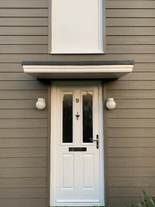 GRP door/porch canopy - installed - Picture 1 of 3