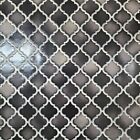 Charcoal Gray Black Moroccan Trellis White Seams Faux Tiles Textured Wallpaper