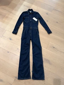 RIVET UTILITY Damen Rulebreaker Denim Jumpsuit in Stone Wash Größe XSMALL - Bild 1 von 14