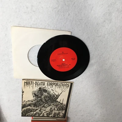 Multi-Death Corporations 1983 Radical Records 45 RPM  US  VG - Image 1 of 4