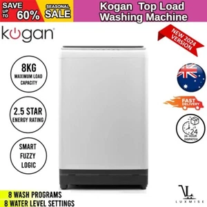 Kogan 8kg Top Load Washing Machine (Grey), Washing Machines, Appliances - Picture 1 of 10