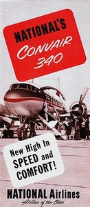 National Airlines Convair 340 Prospekt = - Bild 1 von 2
