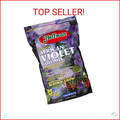 Mezcla orgánica de suelo violeta africano Hoffman 10301, 4 cuartos de galón Foto 1 de 2