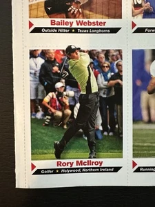 2013 Sports Illustrated SI for Kids #214 RORY McILROY Uncut Sheet (B) - Picture 1 of 3