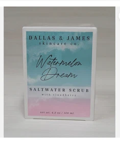 Dallas & James Watermelon Dream Saltwater Scrub W/Cloudberry 4.2 Oz SEALED NIB - Picture 1 of 2