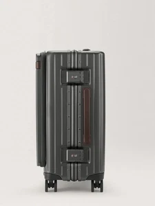 Carl Friedrik Carry-on x Gray/Chocolate Brown - Picture 1 of 4