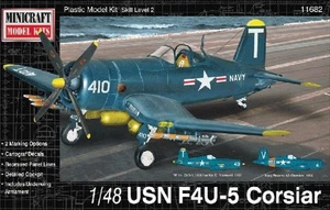 US Navy F4U-5 Corsair 1:48 Scale Minicraft Plastic Kit - Picture 1 of 1