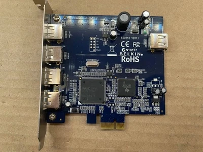 Belkin Hi-Speed USB 2.0 5-Port PCIe Card F5U252 - Image 1 of 4