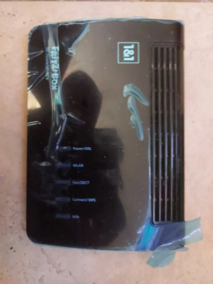 FRITZ!Box 7490 WLAN-Router, Schwarz, 1&1 - Bild 1 von 1