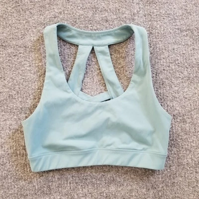 Sutiã Esportivo Vital Apparel para Mulheres Médio Verde Tiras Activewear Stretch * - Imagem 1 de 4