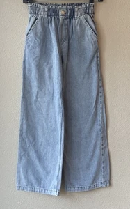H&M JEANS PIERNA ANCHA niñas Azul Denim Claro, talla US 10, - Imagen 1 de 7