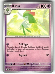 Pokemon Indonesian Mega Evolution Card 059/126 Kirlia - Picture 1 of 4