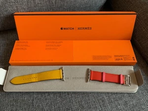 Original Apple Watch Hermès Lederarmband Leather Strap 44mm Single Tour - Zdjęcie 1 z 4