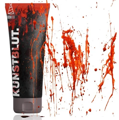 50 ml Blut - abwaschbar & täuschend echt - & Kunstblut zum Schminken Fake Blood - Bild 1 von 4