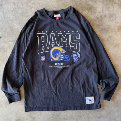 Mitchell & Ness Los Angeles Rams División NFL Manga Larga Cuello Redondo XL Foto 1 de 4