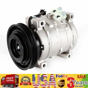 Compresor de aire acondicionado con embrague para Chrysler PT Cruiser 2001-09 2,4 L (10S15C) 77387 - Imagen 1 de 7