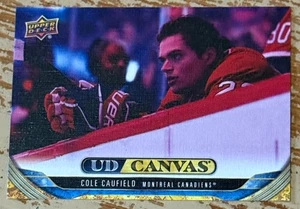 2024-25 Upper Deck Series 1 Cole Caufield UD Canvas Insert Card!! - Picture 1 of 2