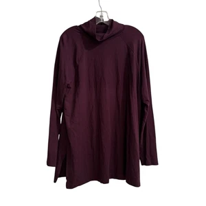 Túnica Jill Everyday Luxe Supima Berenjena Púrpura Grande Excelente Otoño Mínimo - Imagen 1 de 5
