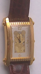 Disney Mickey Mouse Curved Rectangle Watch - Picture 1 of 6