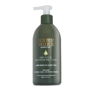 Hemp Worx Hemp Seed Oil Lemon Myrtle Moisturising Body Lotion 300ml - Picture 1 of 1