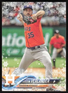 2018 Topps Holiday #HMW20 Justin Verlander - Picture 1 of 2