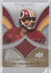 Parche Upper Deck Exquisite Collection 2009/75 parche Joe Theismann #P-JT - Imagen 1 de 3