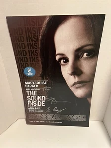 Mary Louise Parker +2 Signed THE SOUND INSIDE Broadway Poster 14x22 Window Card - Picture 1 of 4