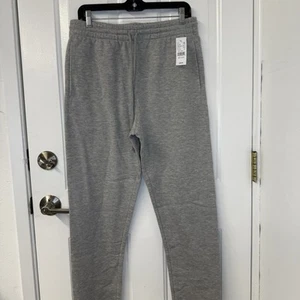 NWT PacSun Mens Sweatpants Joggers Heather Grey Fleece Size Medium - Picture 1 of 6