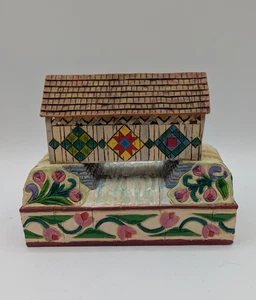 Jim Shore Shelter Across the Creek Covered Bridge Figur 0000311 mit Box - Bild 1 von 9