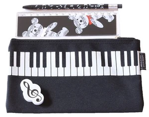 New 4 piece musical stationery pack pencil case mechanical pencil eraser ruler - Bild 1 von 2
