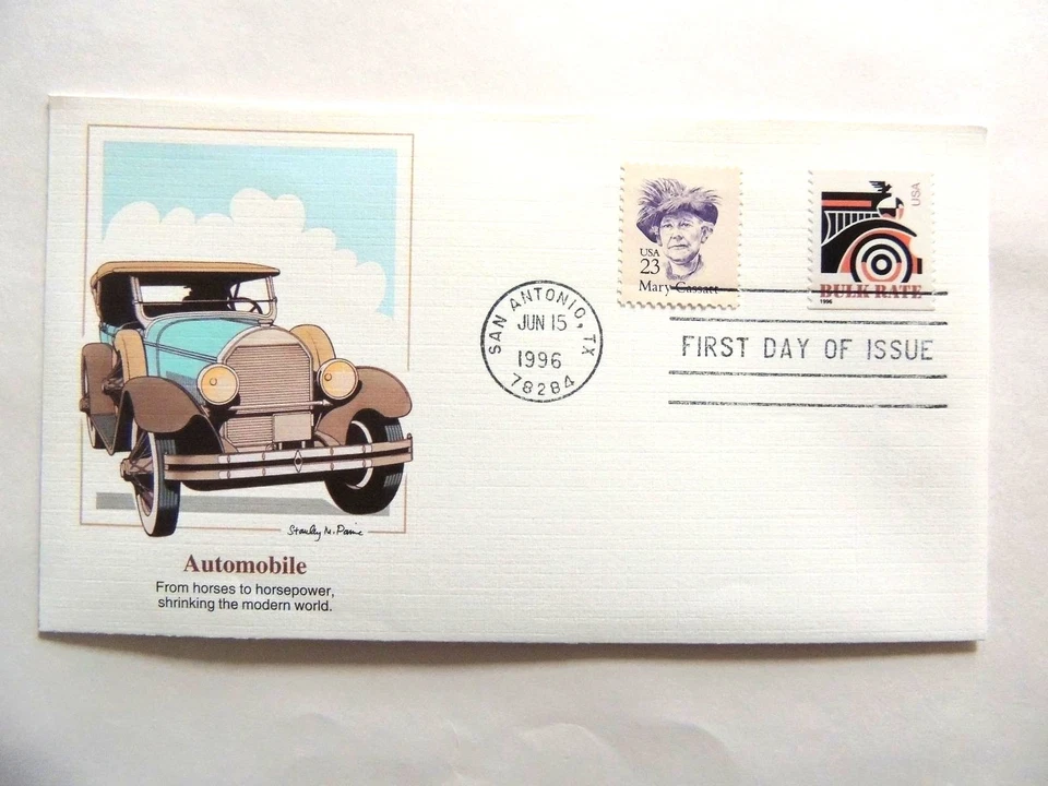 June 15th, 1996 "Automobile" First Day Issue - Image 1 of 4