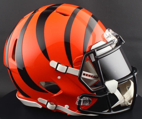 CINCINNATI BENGALS NFL Riddell SPEED Full Size Authentic Football Helmet Cover