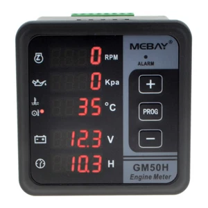 GM50H Generator Digital Multi-function Meter Diesel Engine Monitor Control Panel - Picture 1 of 12
