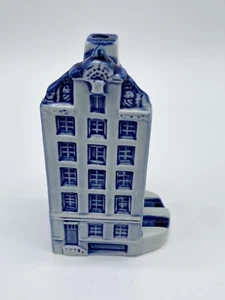 Vtg Delfts Blauw Holland Incense Holder Ashtray 680 House Building Blue Pristine - Picture 1 of 8