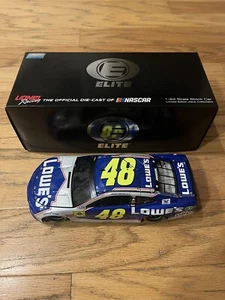 2018 Jimmie Johnson #48 Lowe's Finale Homestead 1/24 Elite Diecast NASCAR Camaro - Picture 1 of 8