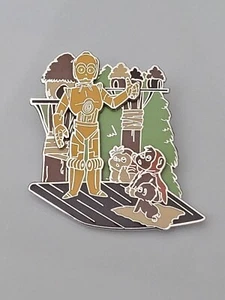 2023 Disney 3D Pin Star Wars C-3PO Baby Ewoks Return Of The Jedi Storytelling - Picture 1 of 2