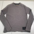 Vintage Harley Davidson Sweater Y2K Heavy Thick Knit Cotton Gray Mens Size Large