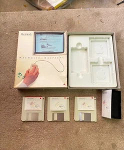 Caja de pintura y accesorios Macintosh Macwrite Mac sin probar - Imagen 1 de 14