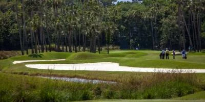 TPC Sawgrass Hole 6 Wide Golf Course Imagekind Wall Art Poster - Image 1 of 4