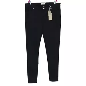 NWT Madewell 9” high rise skinny jeans in lunar wash black plus taller 36TL - Picture 1 of 6