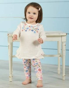 Mud Pie Sweet Blossom Floral Tunic & Legging Set 3-6M or 12-18M - Picture 1 of 1