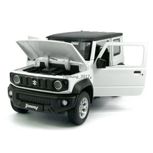 Suzuki Jimny 1/24 Scale Model Car Diecast Toy Cars Light Sound Boys Gifts White - Picture 1 of 12
