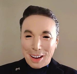 Masquerade Halloween Latex Fancy Elon Musk Head Mask Carnival party Cosplay Prop - Picture 1 of 7