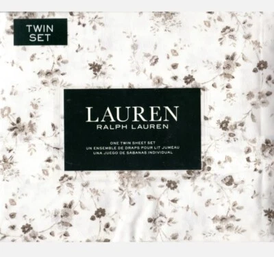 Nuevo juego de sábanas dobles Ralph Lauren Dylan floral sepia  Foto 1 de 3