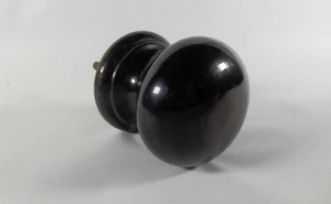 Large Vintage Black Porcelain / Ceramic Vintage Door Knob #2285 - Picture 1 of 6